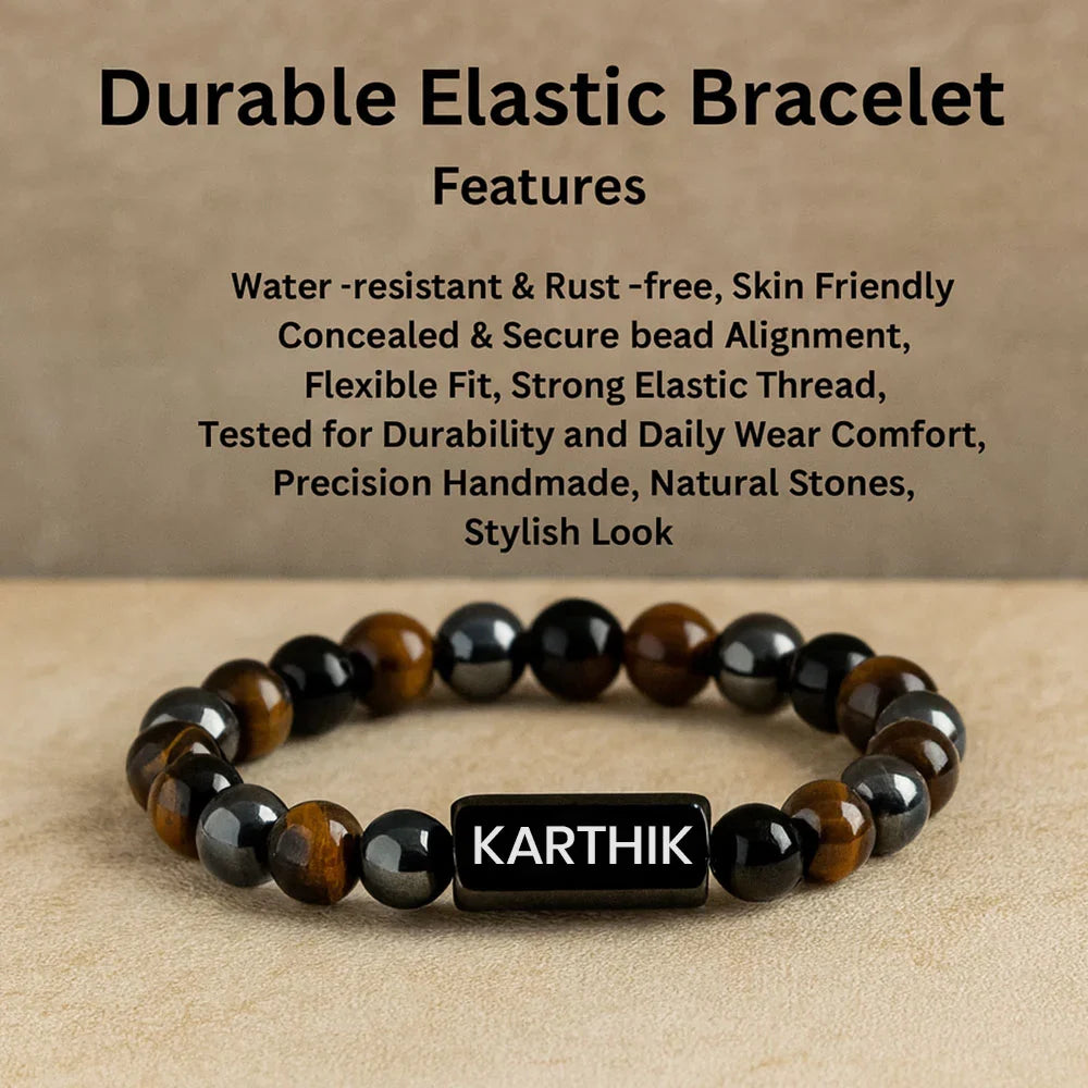 Personalized Triple Protection Bracelet | Lab Certified & Certified | Unisex