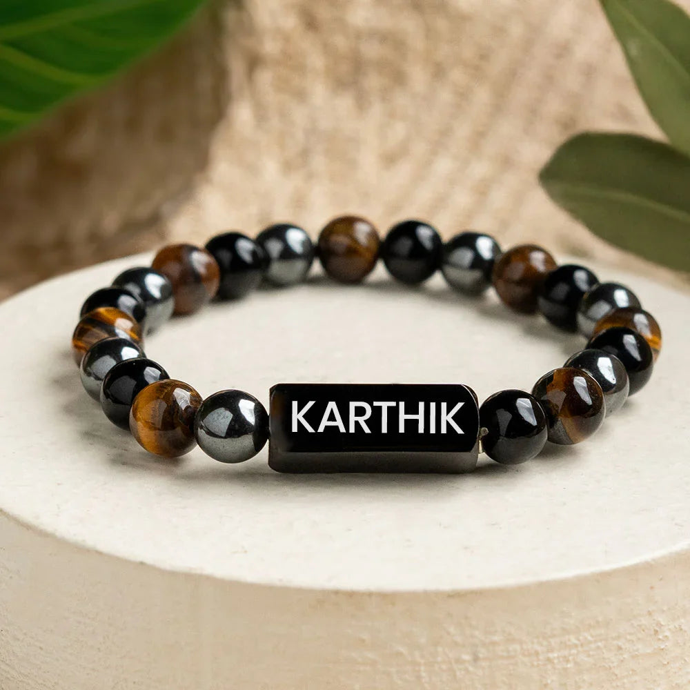Personalized Triple Protection Bracelet | Lab Certified & Certified | Unisex