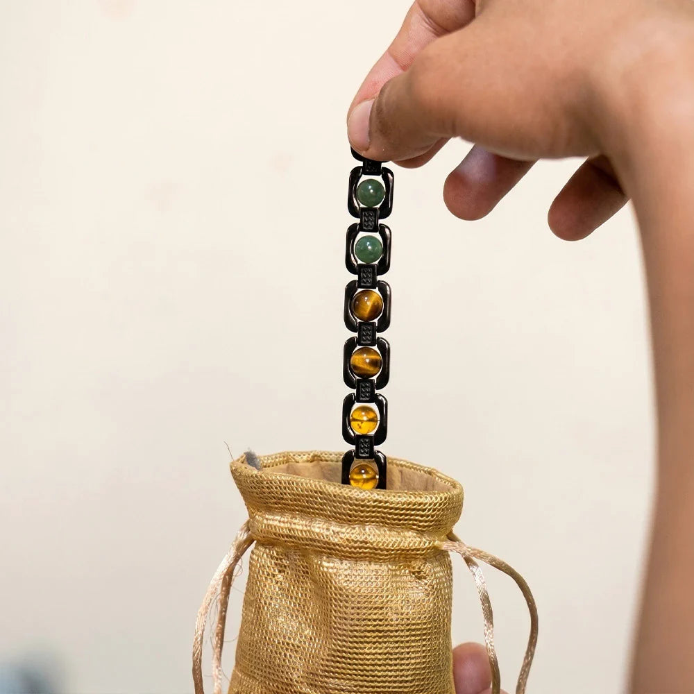 Metal Dhanyog Bracelet | Lab Tested & Certified