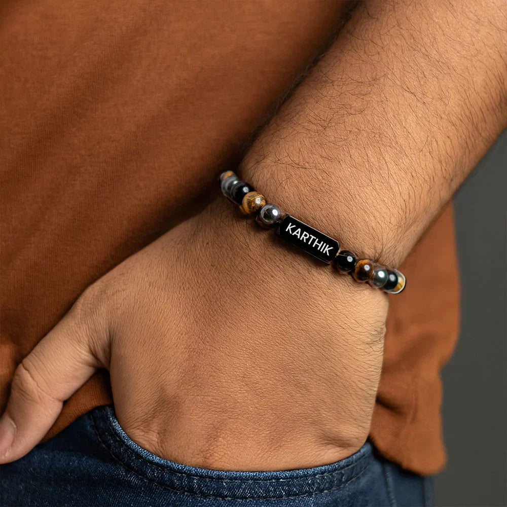 Personalized Triple Protection Bracelet | Lab Certified & Certified | Unisex