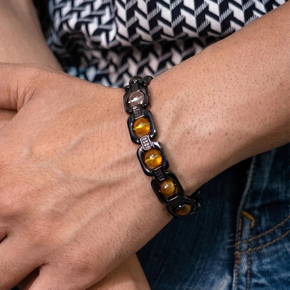 Metal Dhanyog Bracelet | Lab Tested & Certified