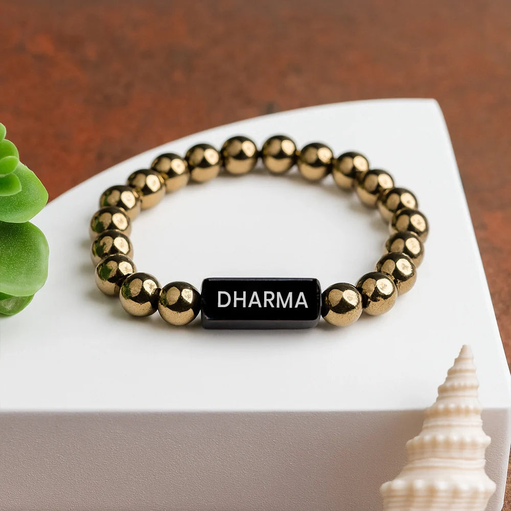 Personalized Aureus Goldstone Bracelet | Lab Certified & Certified | Unisex