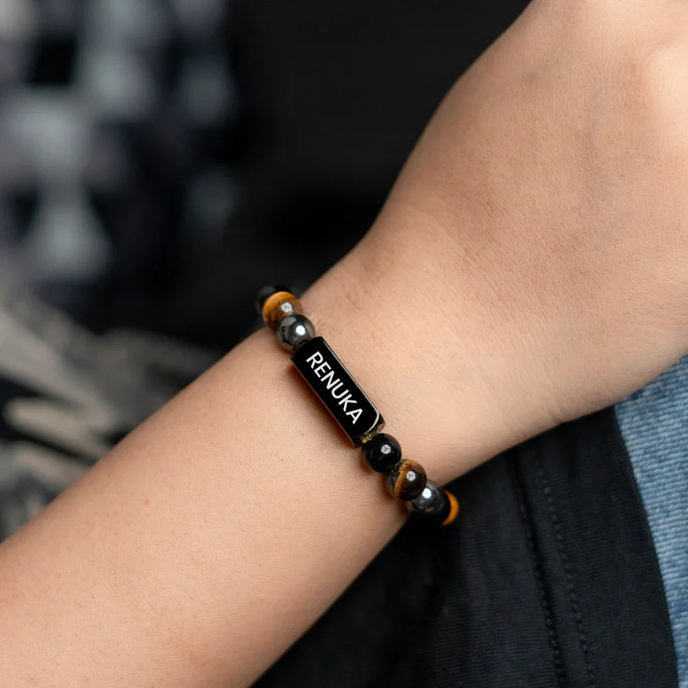 Personalized Triple Protection Bracelet | Lab Certified & Certified | Unisex