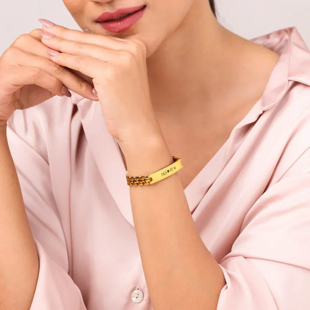 Personalize Couple Name Bracelet