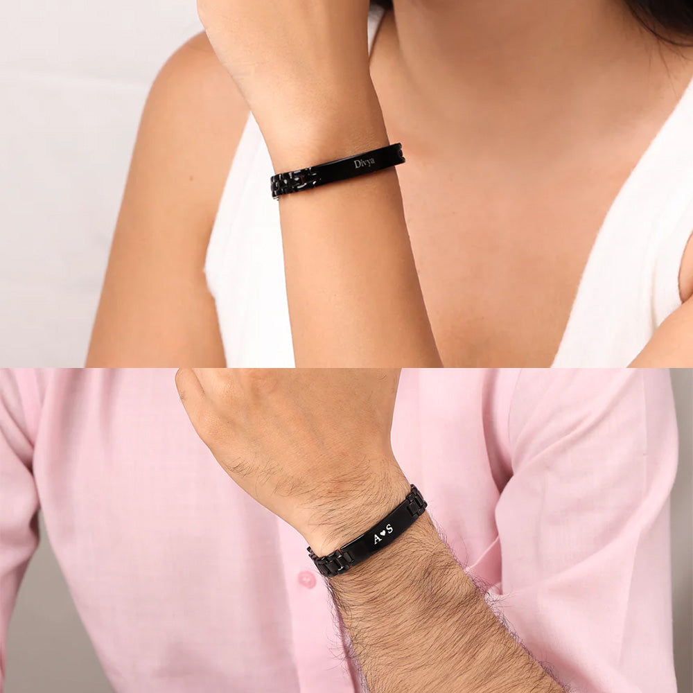 Personalize Couple Name Bracelet