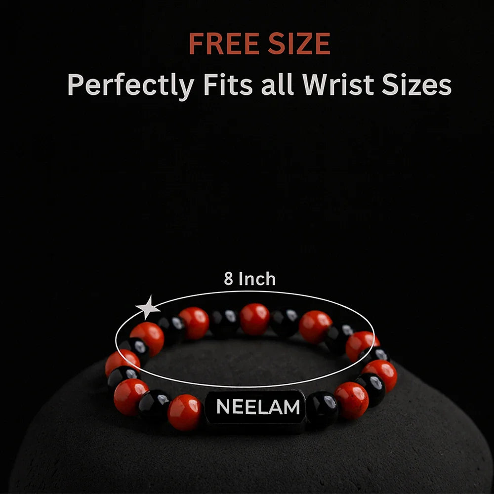 Personalized Jasper Onyx Bracelet | Lab Certified & Certified | Unisex