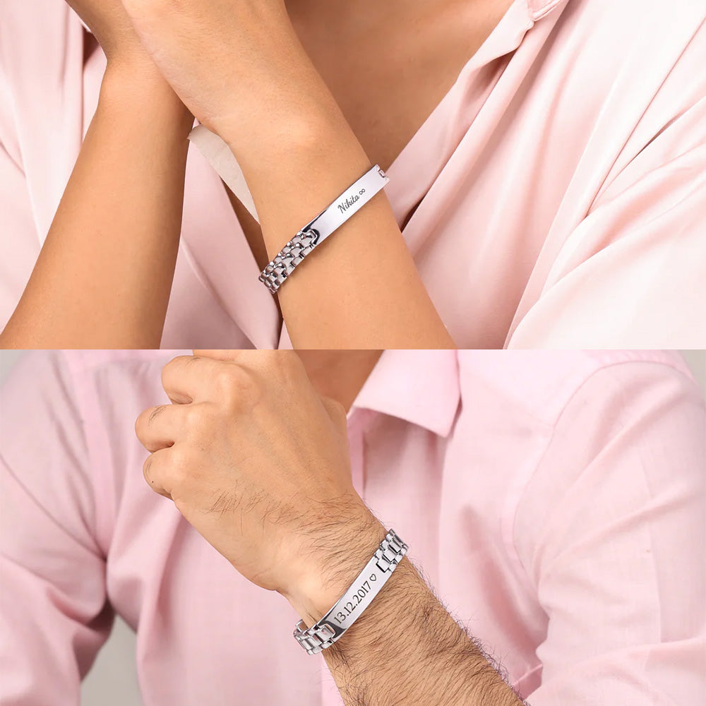 Personalize Couple Name Bracelet