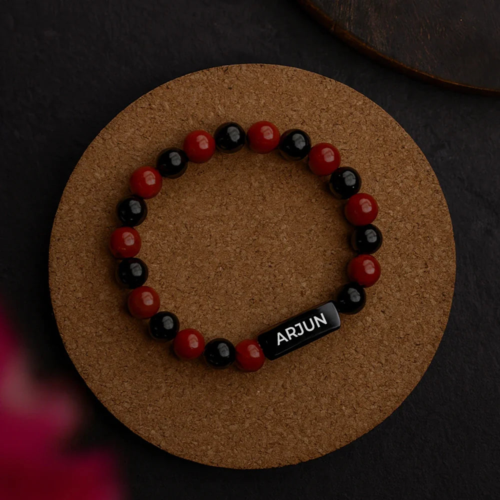 Personalized Jasper Onyx Bracelet | Lab Certified & Certified | Unisex