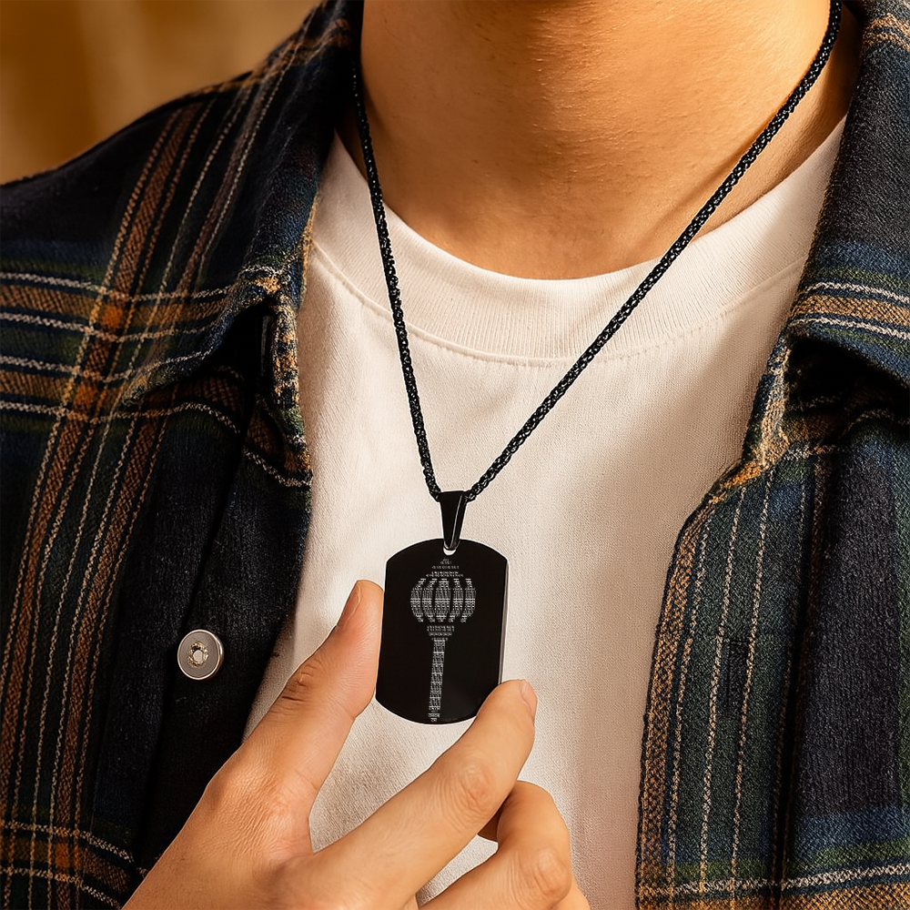 Personalized Ram Ram Gada MicroCarved Locket