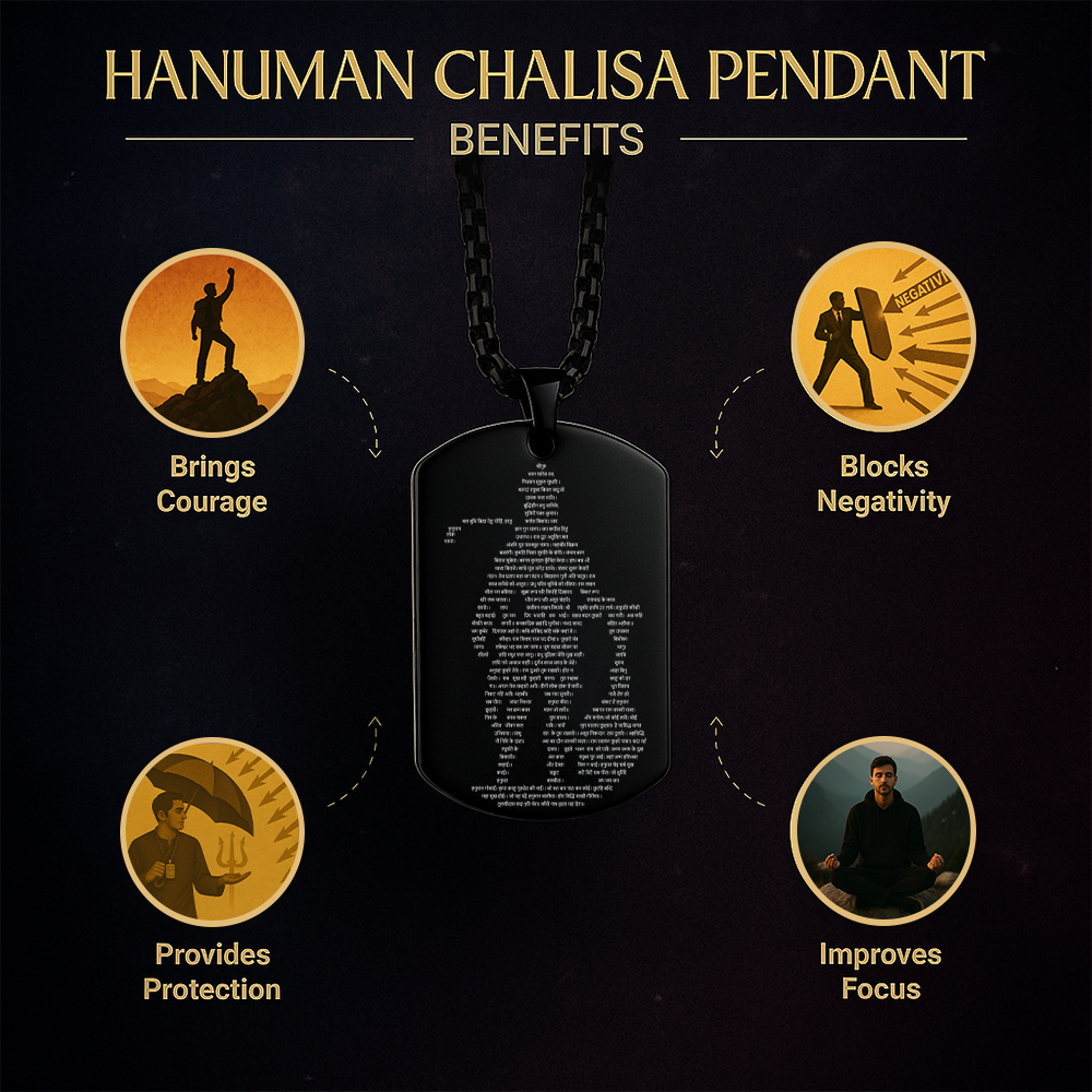 Personalized Hanuman Chalisa MicroCarved Locket