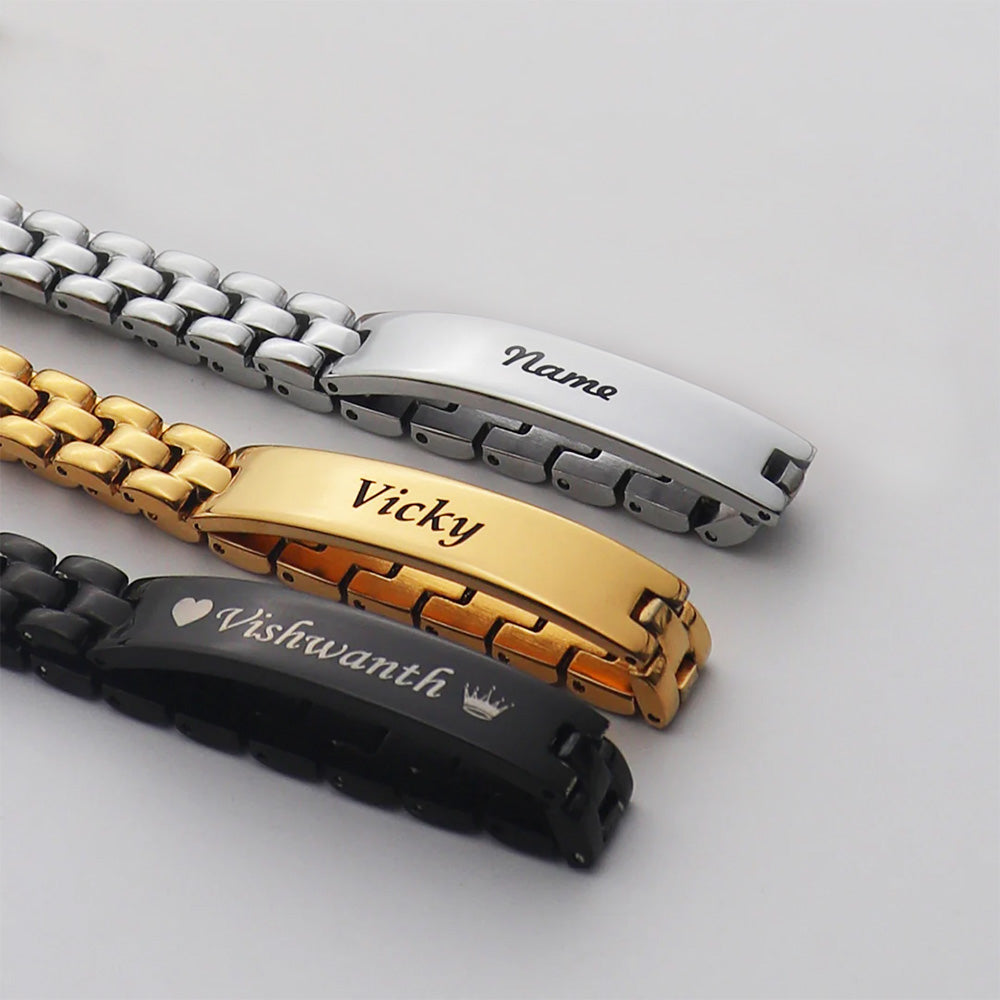 Personalize Couple Name Bracelet